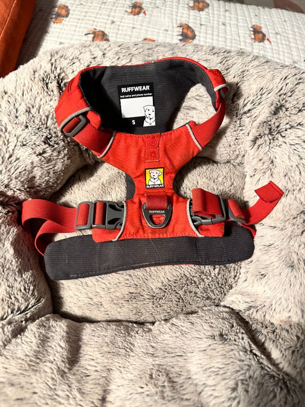 RuffWear Front Range Dog Harness in Blaze Orange